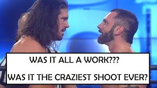 Austin Aries No Sells Johnny Impact's Finish - Was It A Work Or A Shoot?????