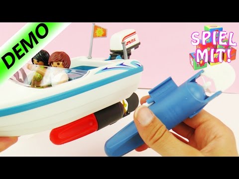 Playmobil Motor für Speedboot Ersatzmotor | Unterwasser Motor für das Sportboot