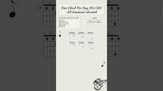 One chord per day 143/365: A#11 (A# Dominant Eleventh) #guitar #guitarlesson #guitartutorial #tabs