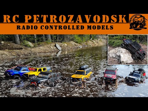 Видео: RC Spring Water Terrain | RC Весеннее трофи "Сквозь воду"