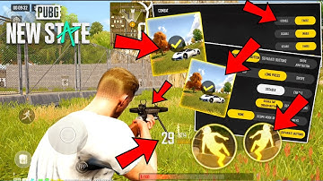 PUBG NEW STATE BEST CONTROL SETTING AND HOW TO USE NEW FEATURES | PUBG NEW STATE GRAPHIC SETTING