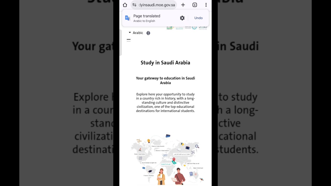 Study in Saudi Arabia on scholarship