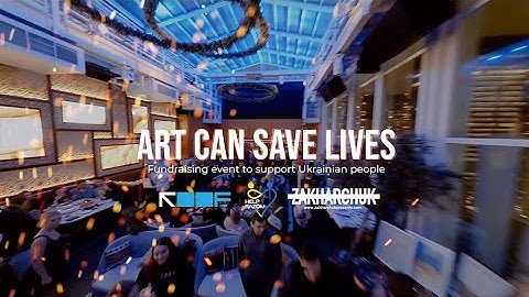 VSE SVOI "ART CAN SAVE LIVES". Charity art event to support Ukrainian people 03/30/2022
