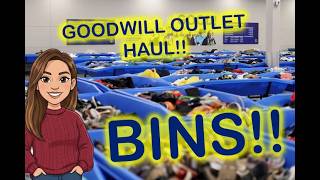 Goodwill outlet Bins shopping and haul