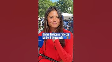 Positive vibes only 😊💙 #emmaraducanu #usopen