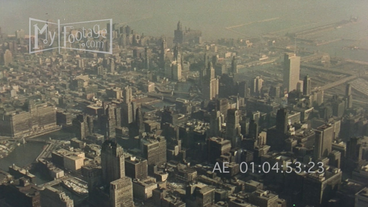 1950s Aerial of Chicago