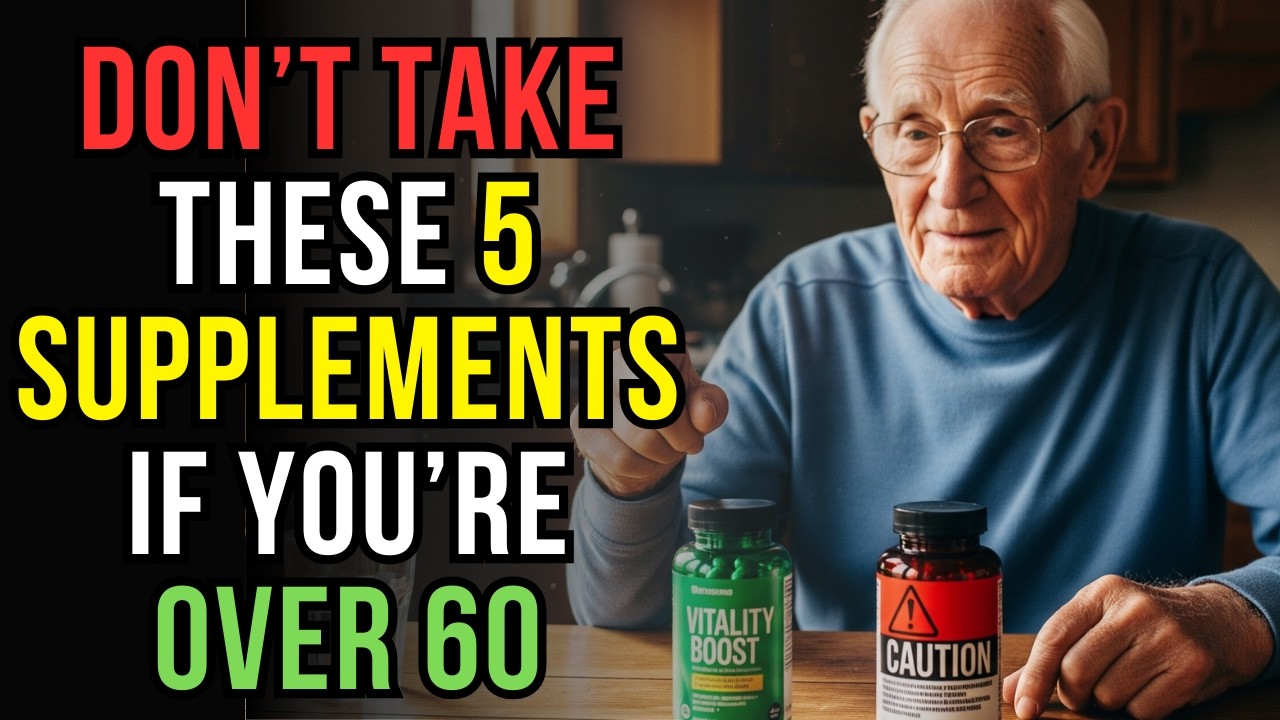 Don’t Take These 5 Supplements If You’re Over 60 | Health Advice For Seniors