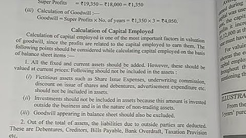 Valuation of goodwill | Part 3 | #easyexplaination #bcom #corporateaccount #mdu