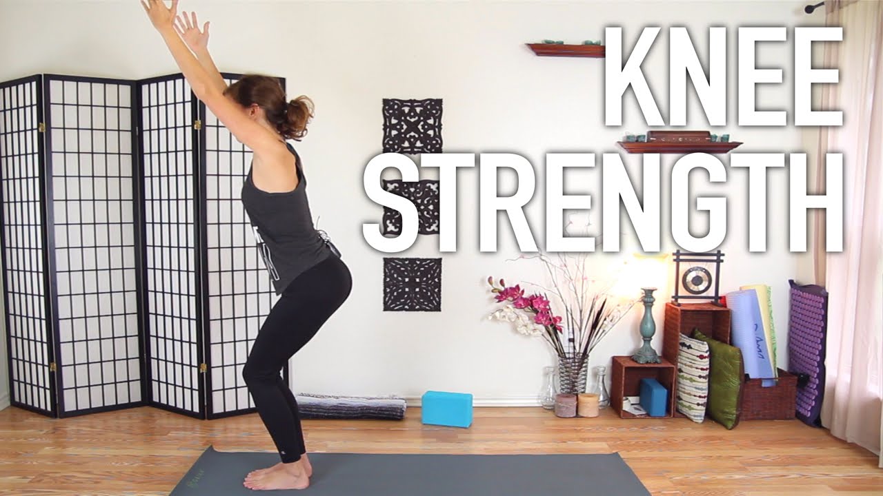 Knee Strengthening Exercises - Yoga For Knee Pain Prevention 