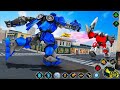 Blue Dolphin Robot Transform Wars: Car Drone Flying Dolphin Robot Game Part 9 - Android Gameplay