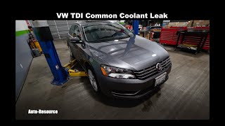 VW Jetta Passat TDI Common Engine Coolant Leak