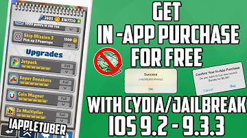 Get FREE in-App Purchases, Unlimited Coins iOS 9.2 - 9.3.3 with CYDIA Jailbreak -iPhone/iPod/iPad