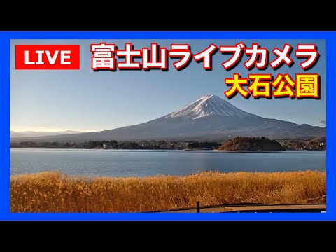 【LIVE】河口湖からの「富士山ライブカメラ」 "mount fuji live camera" from Lake Kawaguchiko