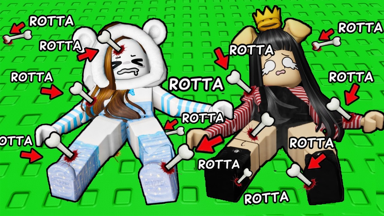 rompiti tutte le ossa per vincere su roblox.