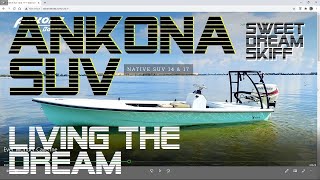 Ever Wonder What the Perfect Technical Poling Skiff Looks Like, Ankona SUV 14 & 17, A Curvy Classic!