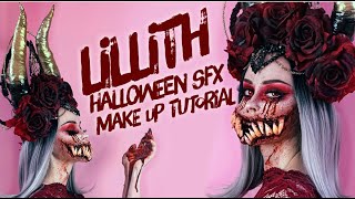 LILLITH- Mother of Hell- Halloween SFX makeup tutorial