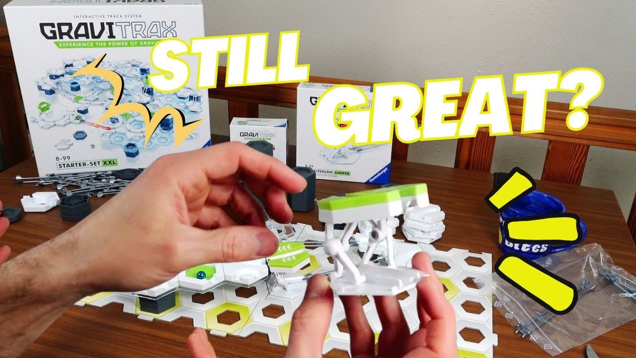 Обзор и распаковка GraviTrax JUMPER | Старая и новая версии | Всё ещё must-have в 2025 году? #gra...