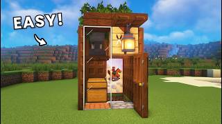 Minecraft: How to Build a Smallest House (Easy)