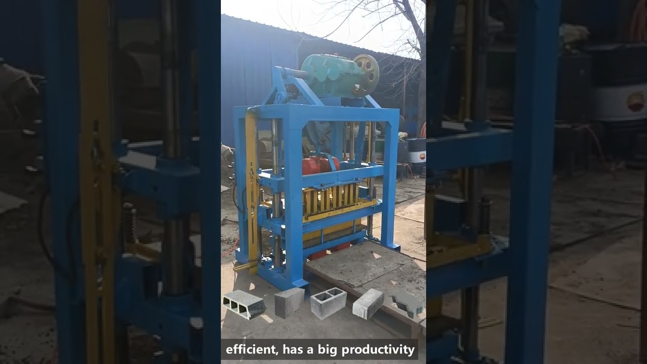 hollow block solid block street paving bricks curbstone could produce by this small machine 