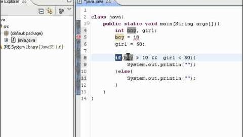 Java Programming Tutorial 5 - The If Statement