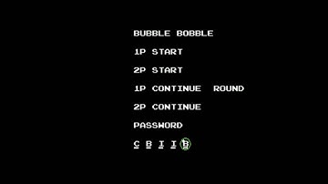 NES Bubble Bobble Password Nomal Mode Round 090