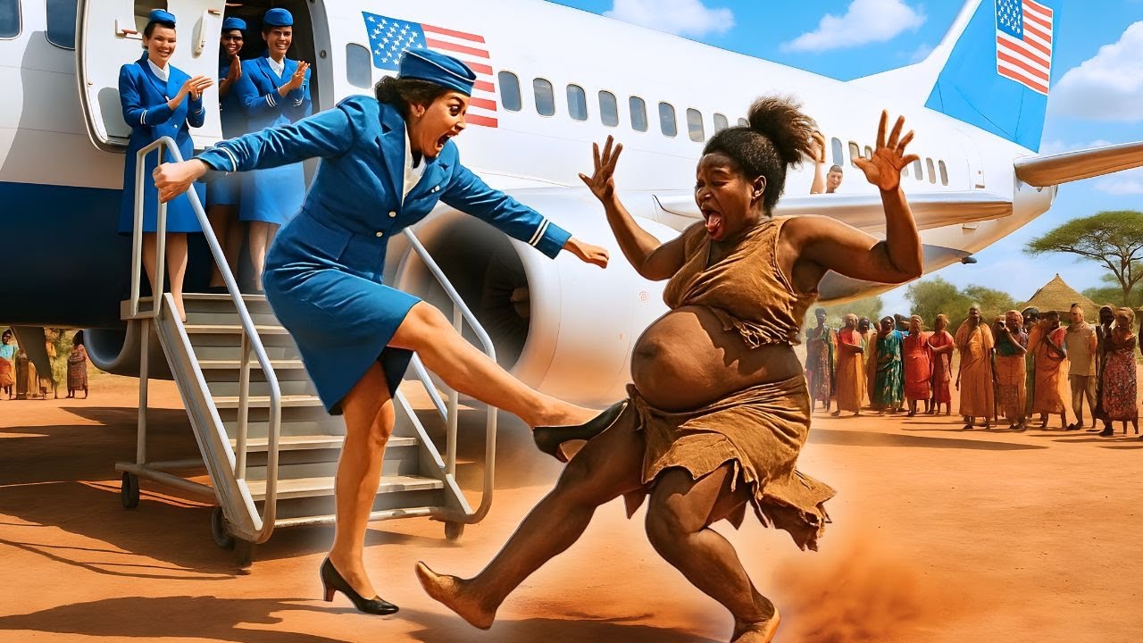 Une femme enceinte sans domicile fixe est expulsée d'un avion - Quelques instants plus tard