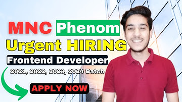 Frontend Developer Job | Latest Off Campus Drive | 2021 | 2022 | 2023 | 2024 Batch Hiring
