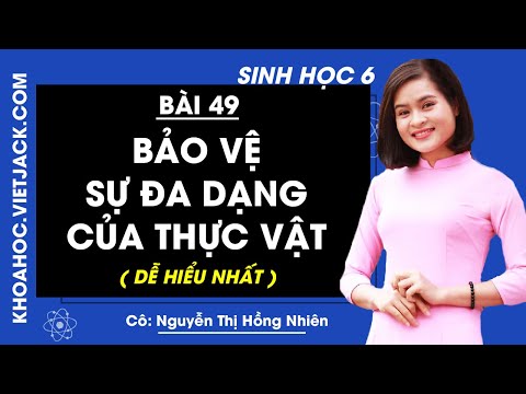 Sinh học 6 - Bài 49 - Bảo vệ sự đa dạng của thực vật - Cô Nguyễn Thị Hồng Nhiên (DỄ HIỂU NHẤT)
