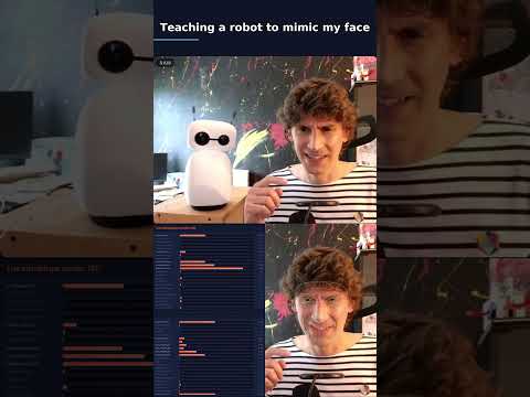 I made a small robot copy my face (without giving it a face)