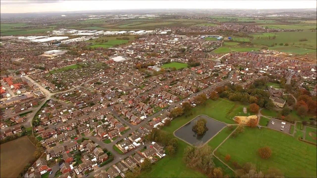 Yorkshire by drone Purston Park by Drone YouTube