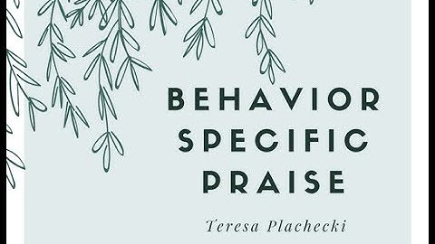 Behavior Specific Praise