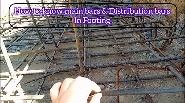 difference between main bars & Distribution bars || different between Bottom bars & Top bars ..