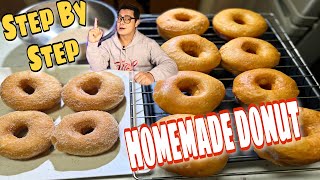 HOMEMADE SOFT SUGAR DONUT STEP by STEP ( VERY EASY ) screenshot 5