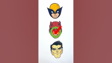 Deadpool ,Wolverine face matching Puzzle 🧩 #deadpool #puzzle #art #deadpool