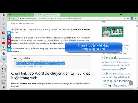 【Hướng Dẫn】Cách chèn link vào Word