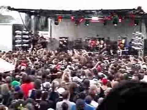 Hatebreed mosh - Soundwave festival Sydney, 2007