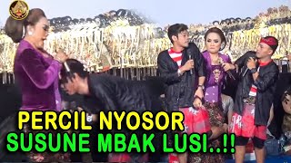 Download Lagu Percil Cs + Lusi Brahman - Percil pengen nyusu Mbak Lusi - Jan garai senep ning weteng lurd MP3