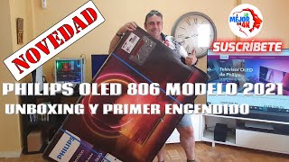 Lo Mejor En 4K Leoni Ruiz Videos Nueva OLED PHILIPS 806 Modelo 2021 Ambilight - UNBOXING