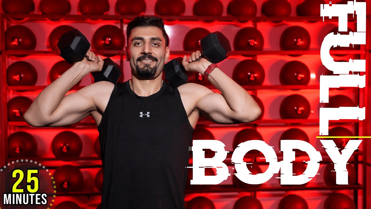 25 Min FULL BODY WORKOUT | Fat Burn | No Equipment - YouTube