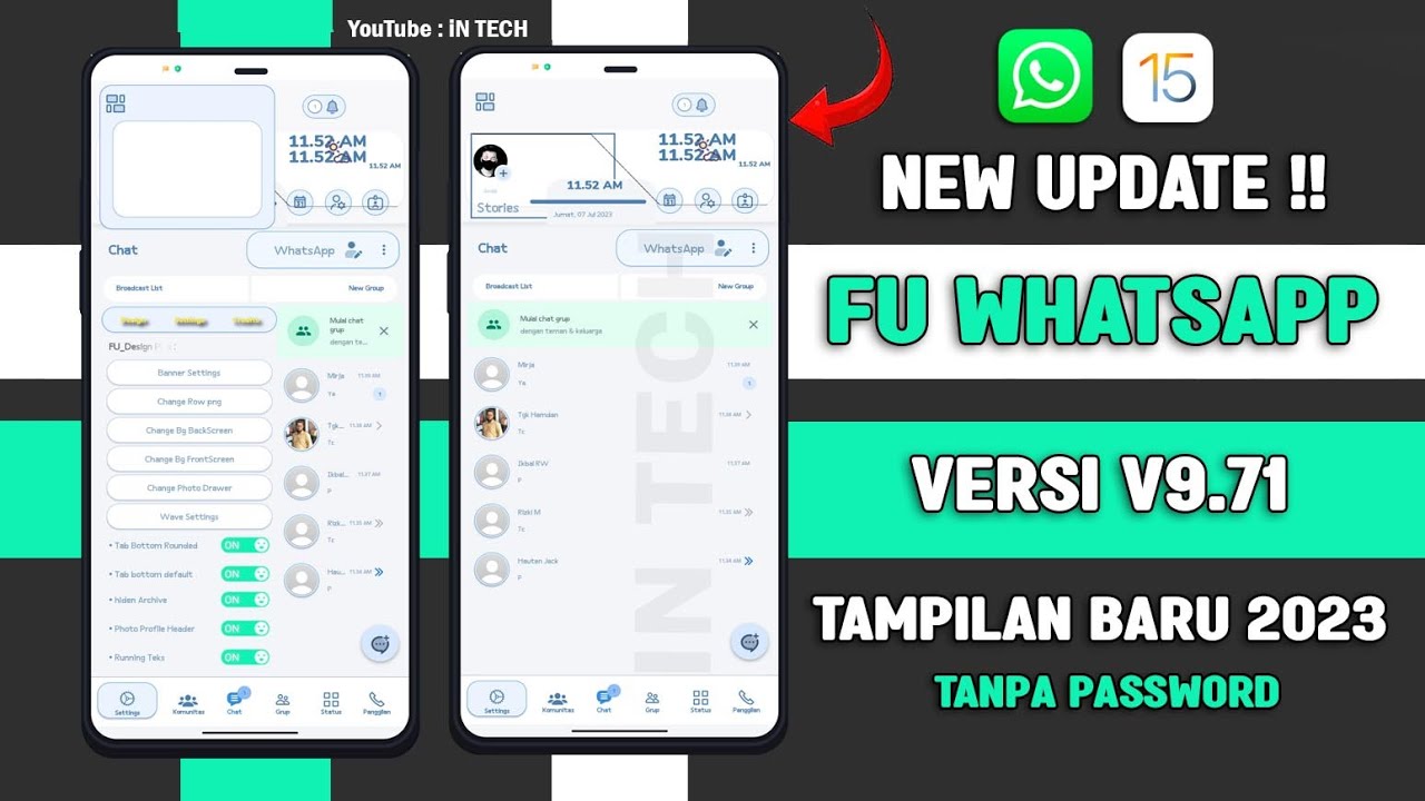🈯 FU WHATSAPP V9.71 TERBARU 2023 !! FU WA VERSI V9.72 TERBARU 2023 -NO PW