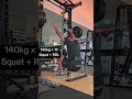 140kg Squat AMRAP