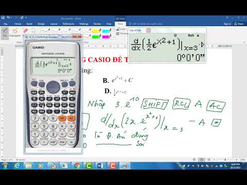Video Sử dụng máy tính casio để tính nguyên hàm - youtube