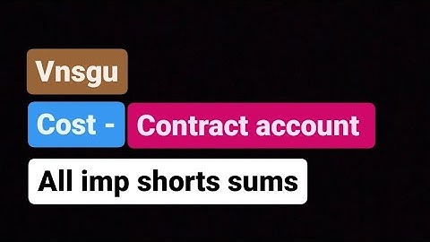 contract account all imp shorts sums vnsgu