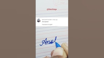 Ansh-Beautiful name in Cursive writing|Cursive writing for beginners#handwriting#calligraphy