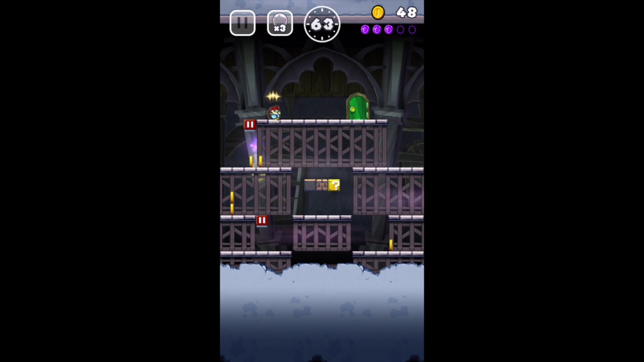 【マリオラン攻略】6-2 パープルコインの場所と入手方法