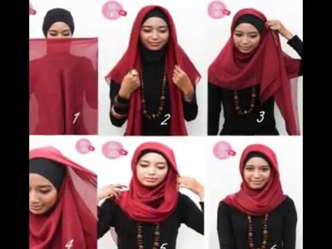 Jilbab Sekolah Segi Empat