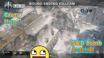Cross Map Combat Axe Bomb Defends Montage - COD BO3