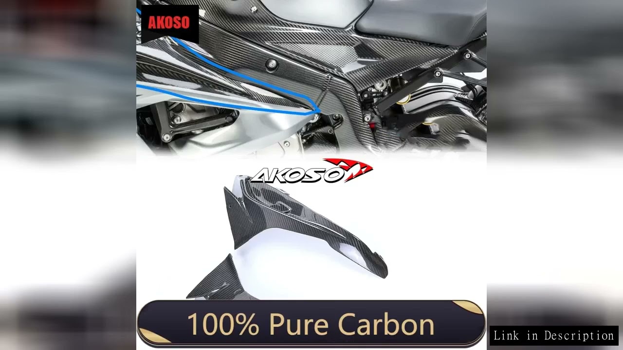 100% Full 3K Pure Carbon Fiber Motorcycle Modification Fairing Kit Side Fairings Covers For BMW S100
