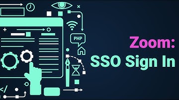 Signing Into Zoom with SSO
