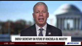 Secretary Wright Joins MSNBC — January 9, 2026
